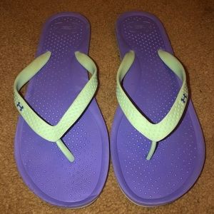 Under Armour flip flops